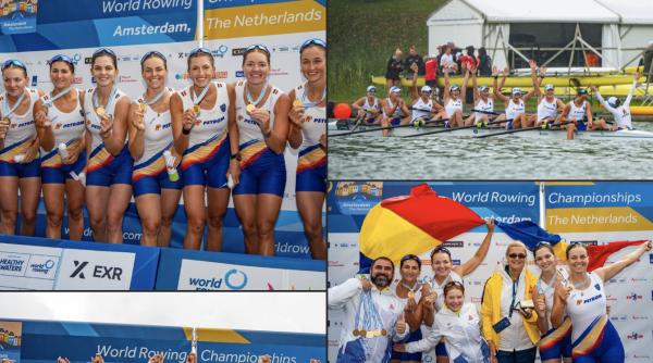 Canotorii români, campioni la Amsterdan. Premierul: Am simţit emoţia unei performanţe excepţionale