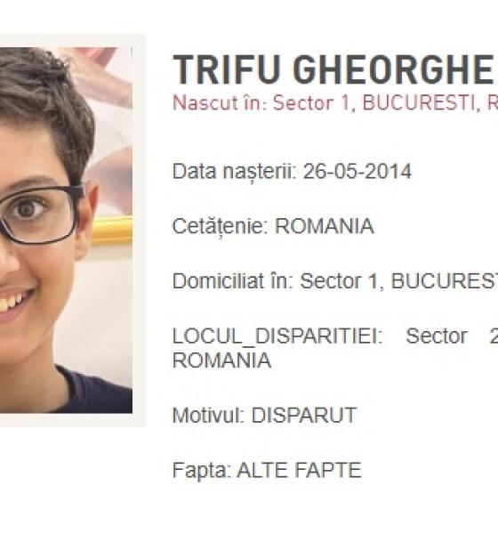 Copil de 11 ani, dat dispărut! Mesaj RO-Alert în București, polițiștii cer ajutorul oamenilor