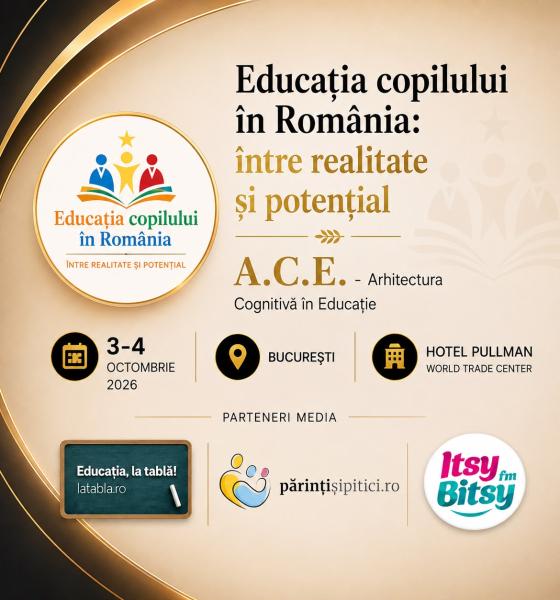 A.C.E. 2026: O conferință despre educația copilului aduce împreună nume importante din învățământ, parenting și psihologie