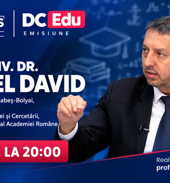 PISA 2025, reforma educației și inteligența artificială. Daniel David, luni, la DC Edu