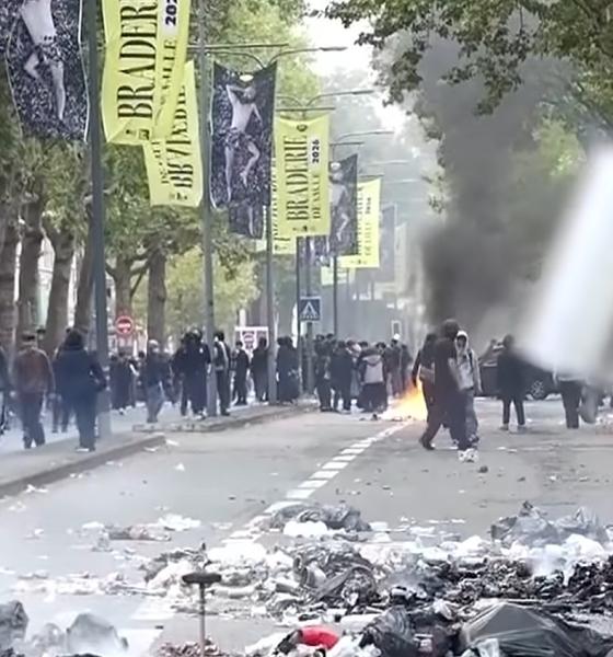 Protestele elevilor din Franța au luat amploare: 400 de școli blocate, clădiri în flăcări și peste 600 de persoane reținute / VIDEO